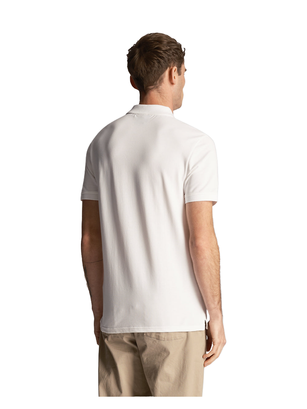 Lyle & Scott Men's Essential Plain Polo Shirt - White Image 2