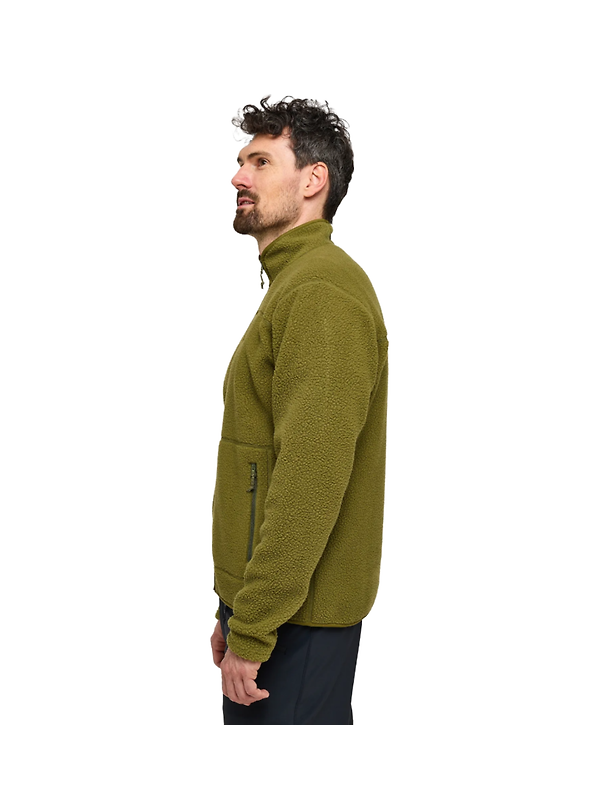 Haglöfs Men's Mossa Pile Jacket - Olive Green Image 4