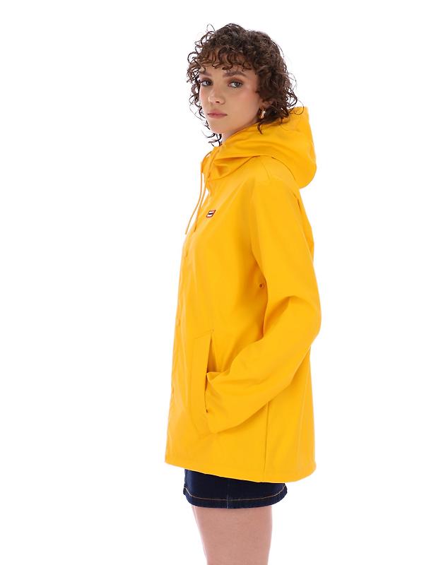 Hunter Unisex Downpour Izzy Pu Hooded Jacket - Gold Fusion Image 8