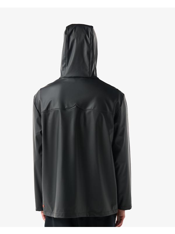 Hunter Unisex Downpour Izzy Pu Hooded Jacket - Black Image 7