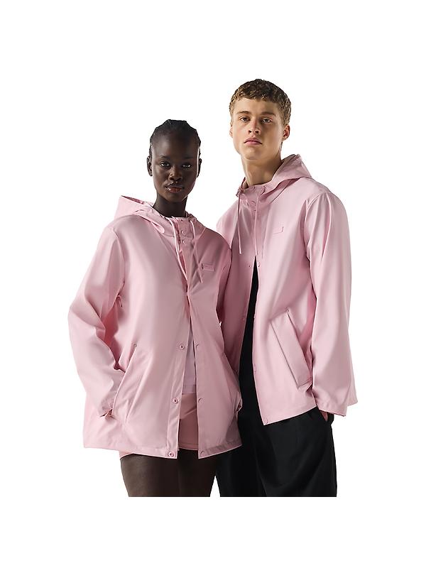 Hunter Unisex Downpour Izzy Pu Hooded Jacket - Parfait Pink Image 1