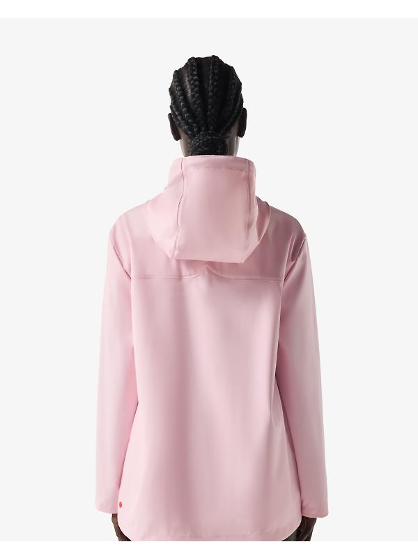 Hunter Unisex Downpour Izzy Pu Hooded Jacket - Parfait Pink Image 6