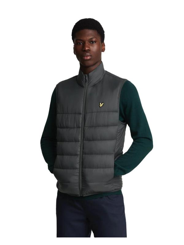 Product image of Lyle & Scott Men's Wadded Gilet - Gunmetal