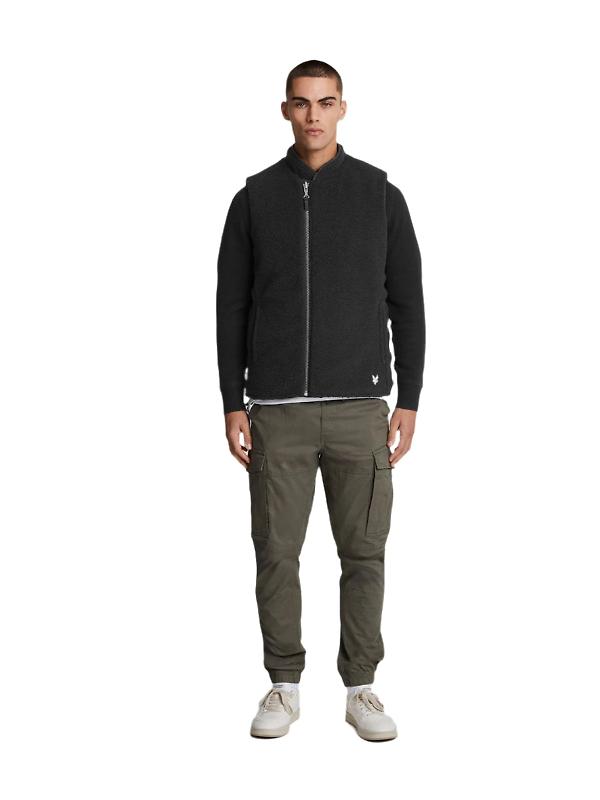 Lyle & Scott Men's Premium Reversible Quilted Gilet - Lacquer Image 3