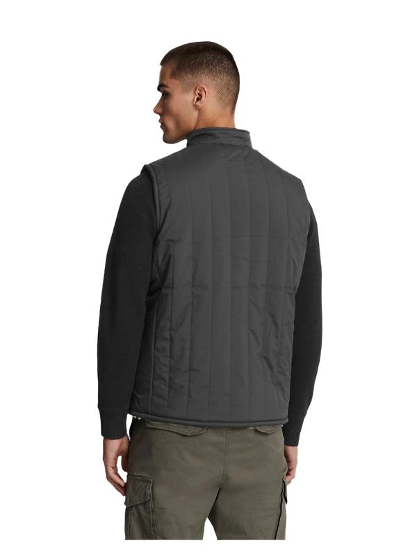 Lyle & Scott Men's Premium Reversible Quilted Gilet - Lacquer Image 2