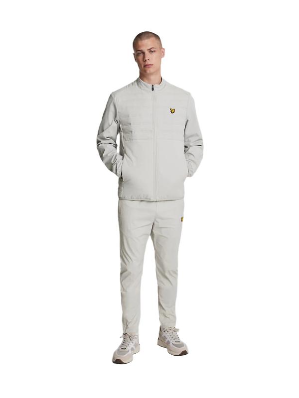 Lyle & Scott Men's Sports Hybrid Double Baffle Jacket - Pebble Image 3