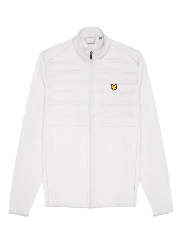 Lyle & Scott Men's Sports Hybrid Double Baffle Jacket - Pebble Image 5