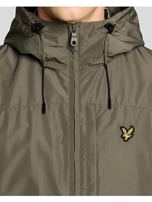 Lyle & Scott Men's Lightweight Hooded Zip Through Jacket - Khaki Ash Image 4