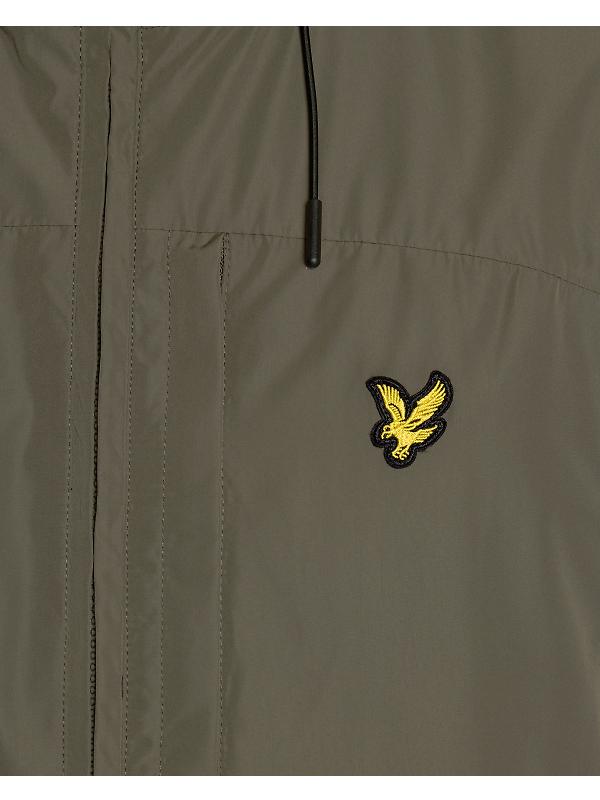Lyle & Scott Men's Lightweight Hooded Zip Through Jacket - Khaki Ash Image 6