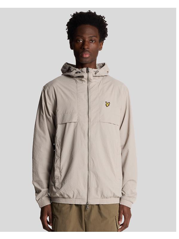 Lyle & Scott Men's Lightweight Ripstop Jacket - Pale Grey Image 2