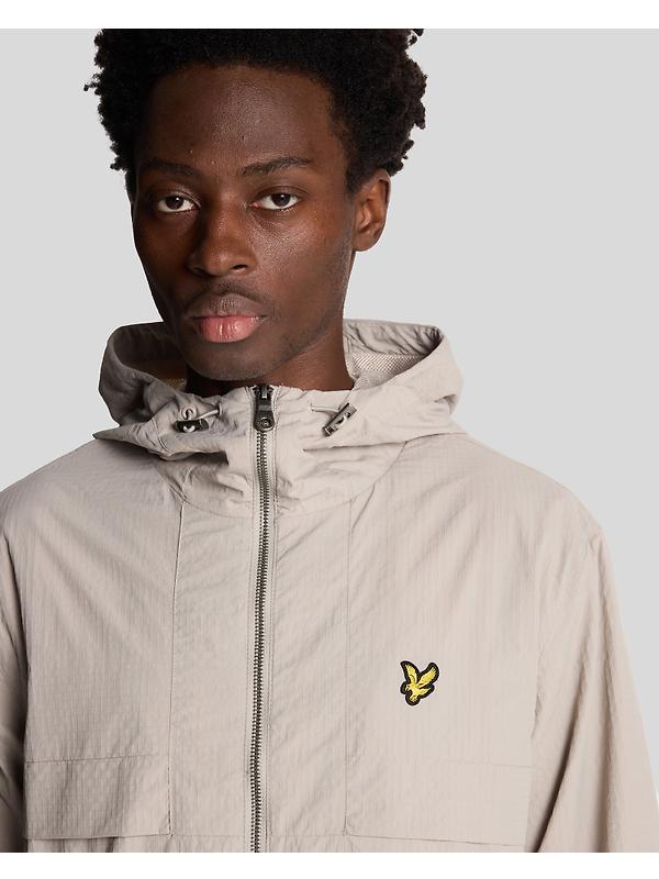 Lyle & Scott Men's Lightweight Ripstop Jacket - Pale Grey Image 5