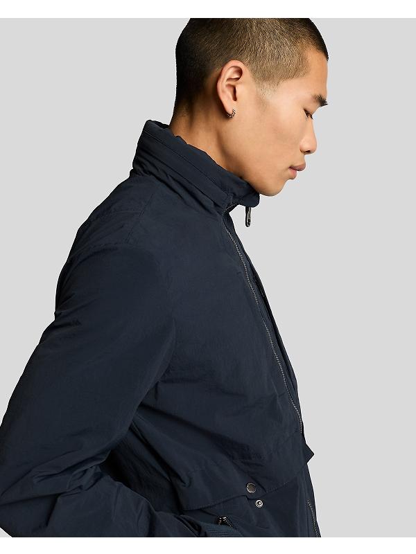 Lyle & Scott Men's Crinkle Nylon Pocket Jacket - Dark Navy Image 5