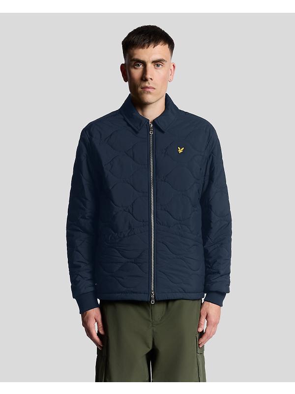 Lyle & Scott Men's Water Resistant Ripstop Quilted Jacket - Dark Navy Image 2