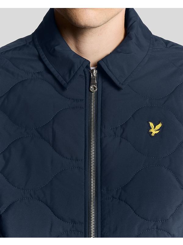 Lyle & Scott Men's Water Resistant Ripstop Quilted Jacket - Dark Navy Image 4