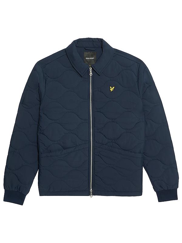 Lyle & Scott Men's Water Resistant Ripstop Quilted Jacket - Dark Navy Image 1