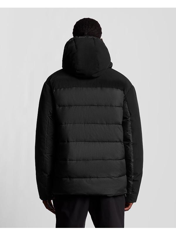 Lyle & Scott Men's Sports Hybrid Puffer Jacket - Jet Black Image 5