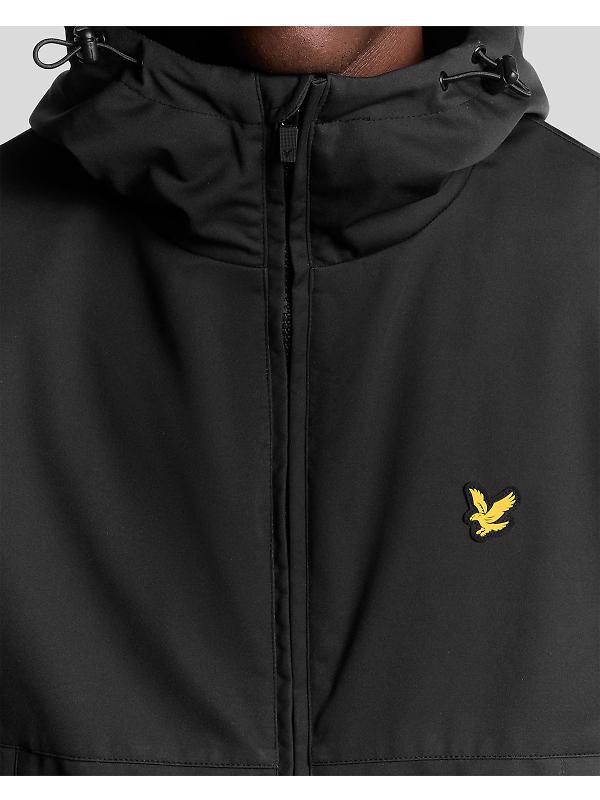 Lyle & Scott Men's Sports Windbreaker Full Zip Jacket - Jet Black Image 4