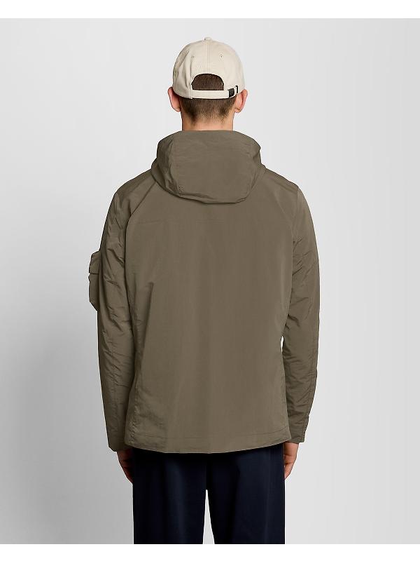 Lyle & Scott Men's Lightweight Ripstop Windcheater - Khaki Ash Image 5