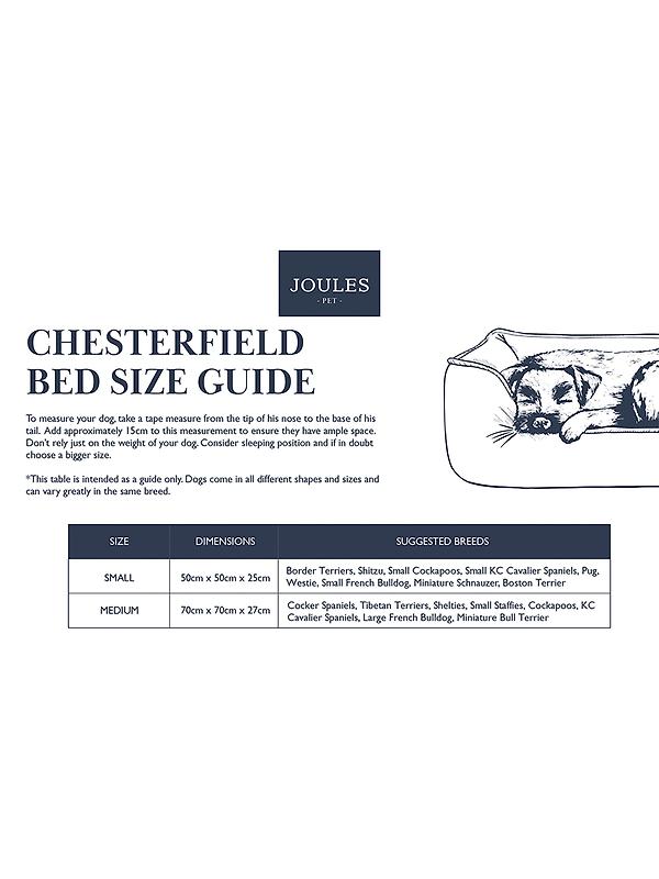 Joules Chesterfield Pet Bed - Grey Image 11