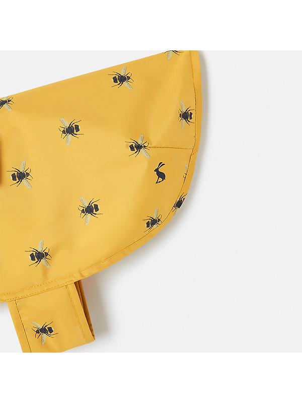 Joules Golightly Packaway Dog Jacket - Bee Print Image 14