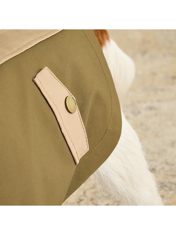 Joules Kennington Dog Coat - Brown & Khaki Image 12