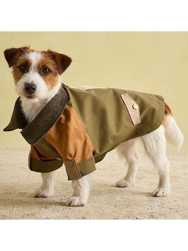 Joules Kennington Dog Coat - Brown & Khaki Image 2