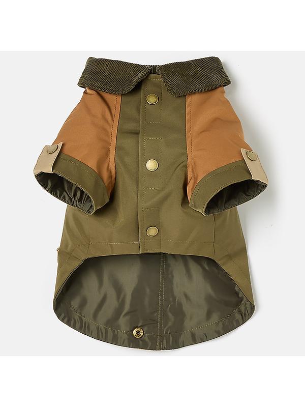 Joules Kennington Dog Coat - Brown & Khaki Image 3