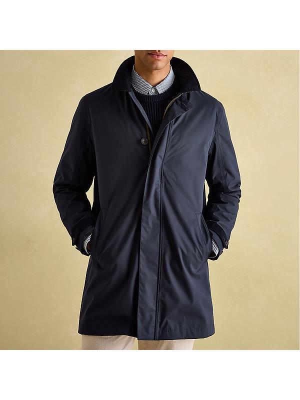 Joules Men's Sandford Waterproof Raincoat - Navy Image 2