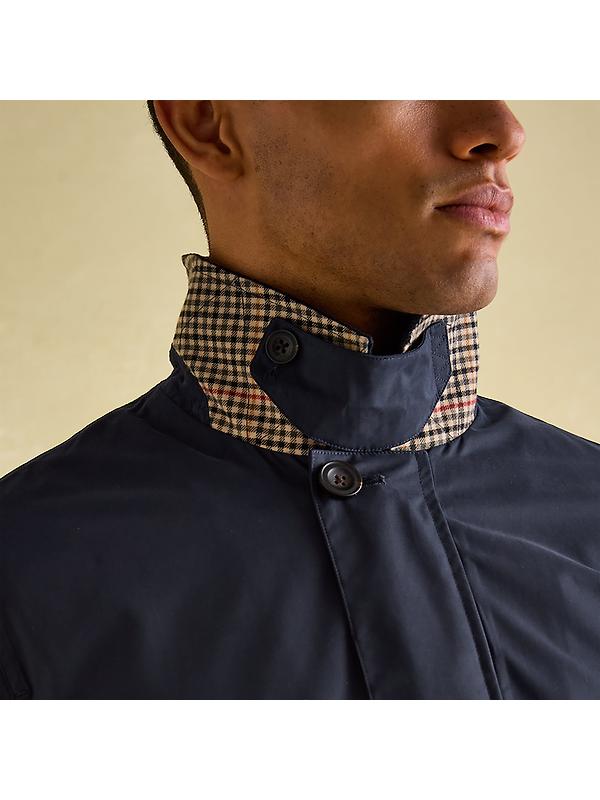 Joules Men's Sandford Waterproof Raincoat - Navy Image 5