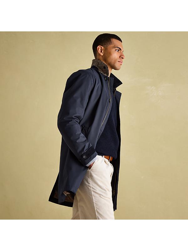 Joules Men's Sandford Waterproof Raincoat - Navy Image 6