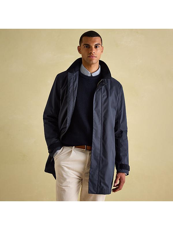 Joules Men's Sandford Waterproof Raincoat - Navy Image 7