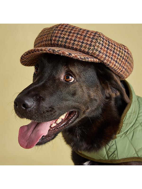 Joules Quilted Dog Coat - Khaki Image 10