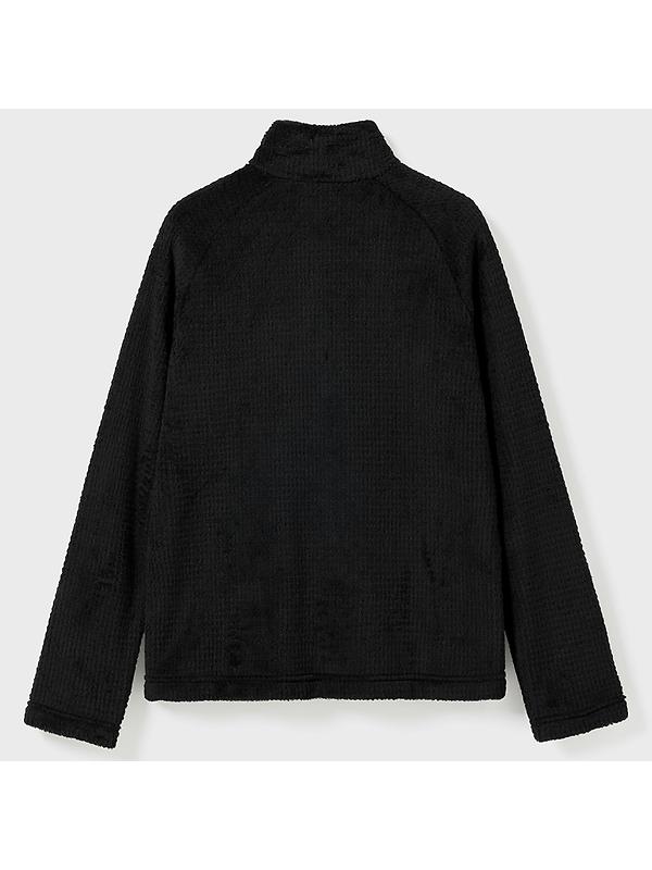 66°North Men's Hrannar Zipneck Fleece - Black Image 2