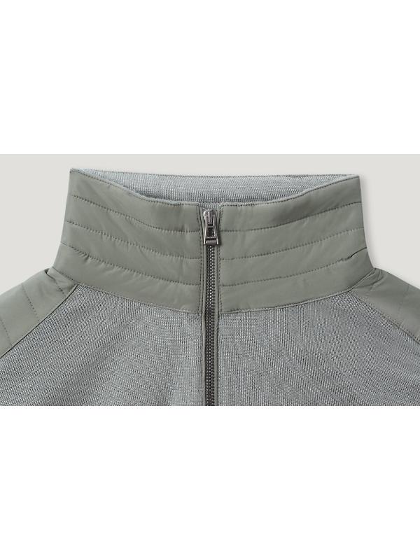 Belstaff Men's Merino Wool Kelby Zip Cardigan - Sage Green Image 2