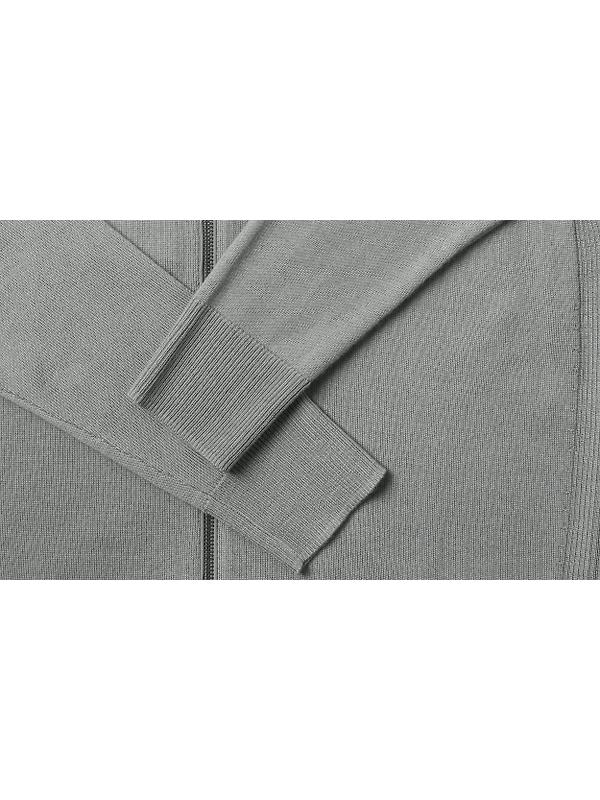 Belstaff Men's Merino Wool Kelby Zip Cardigan - Sage Green Image 3