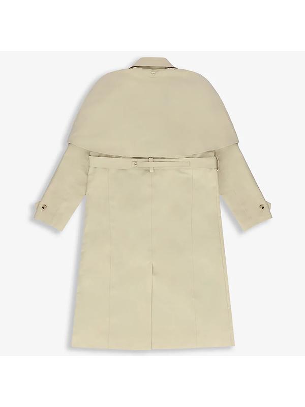Hunter Women's Keltie Cape Trench Coat - Gravel Image 7