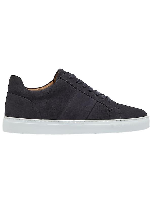 Oliver Sweeney Men's Kendal Suede Cupsole Trainers - Slate Image 1