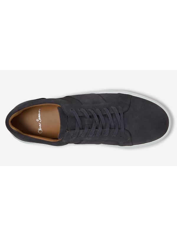 Oliver Sweeney Men's Kendal Suede Cupsole Trainers - Slate Image 4