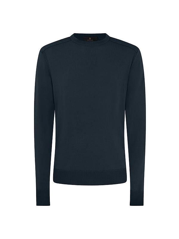 Belstaff Men's Merino Wool Kerrigan Crew Neck Jumper - Black Image 1