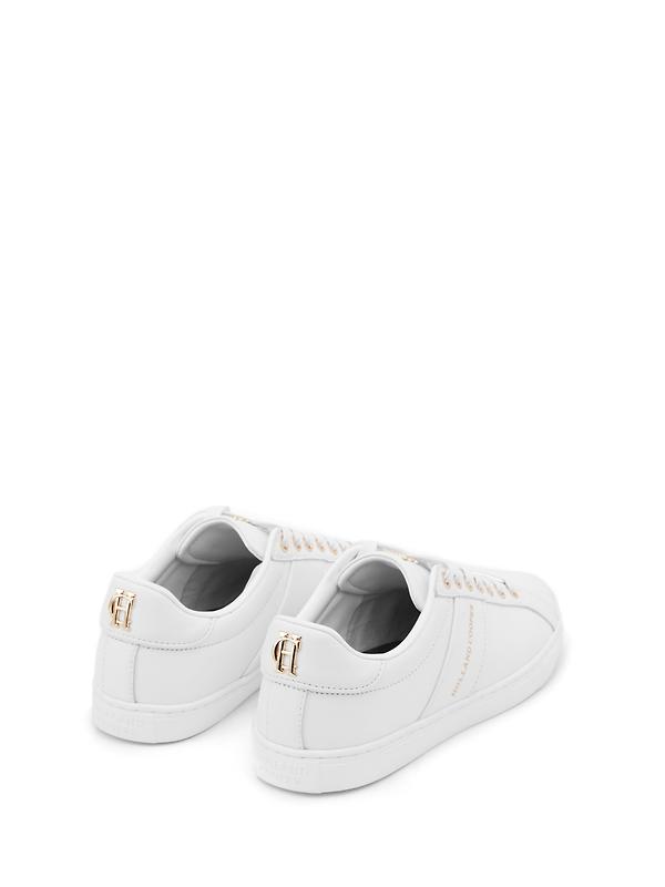 Holland Cooper Women's Knightsbridge Court Trainers - White Image 5