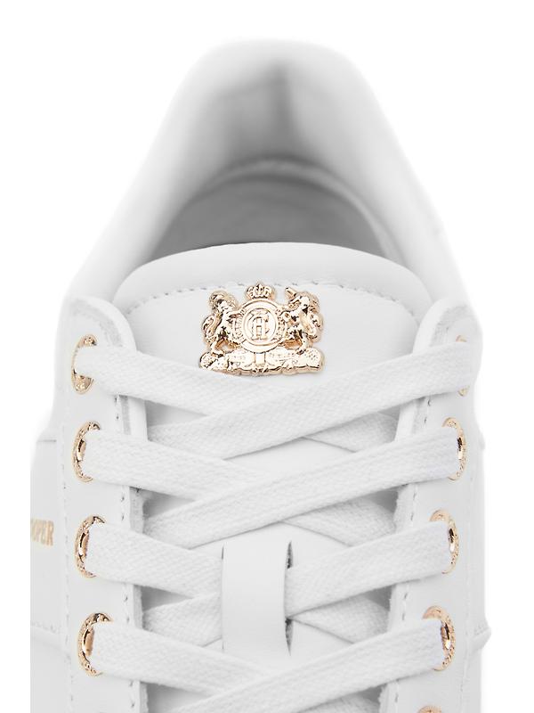Holland Cooper Women's Knightsbridge Court Trainers - White Image 8