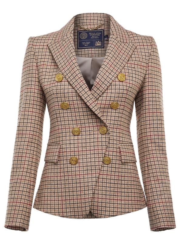 Holland Cooper Women's Knightsbridge Blazer - Charlton Tweed Product Image