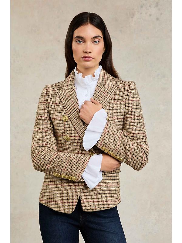 Holland Cooper Women's Knightsbridge Blazer - Charlton Tweed Image 2