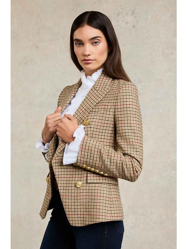 Holland Cooper Women's Knightsbridge Blazer - Charlton Tweed Image 8