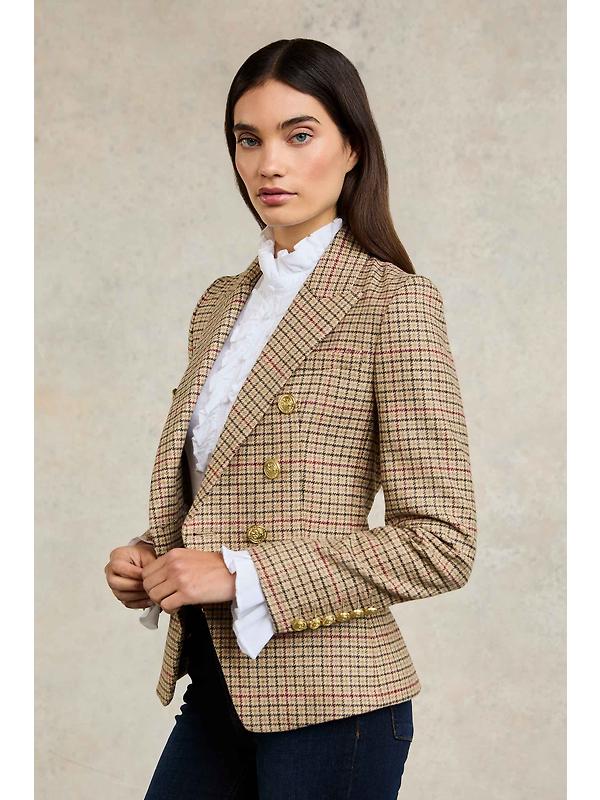 Holland Cooper Women's Knightsbridge Blazer - Charlton Tweed Image 7