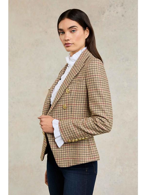 Holland Cooper Women's Knightsbridge Blazer - Charlton Tweed Image 6