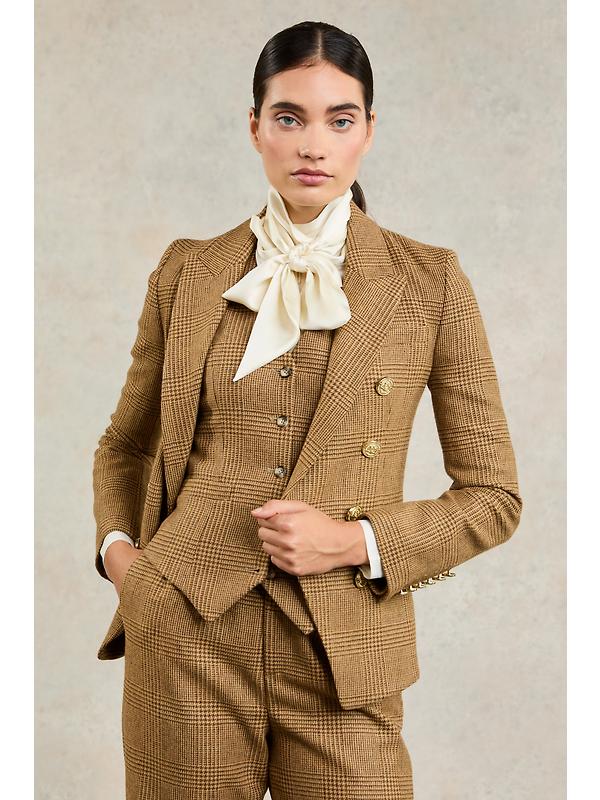 Holland Cooper Women's Knightsbridge Blazer - Tawny Image 8
