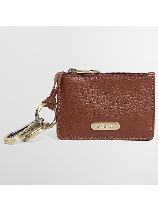 Barbour Women's Leather Coin Purse Bag Charm - Brown Image 2