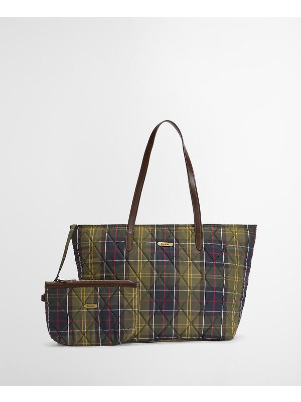 Barbour Women's Wetherham Quilted Tartan Bag - Classic Tartan Image 13