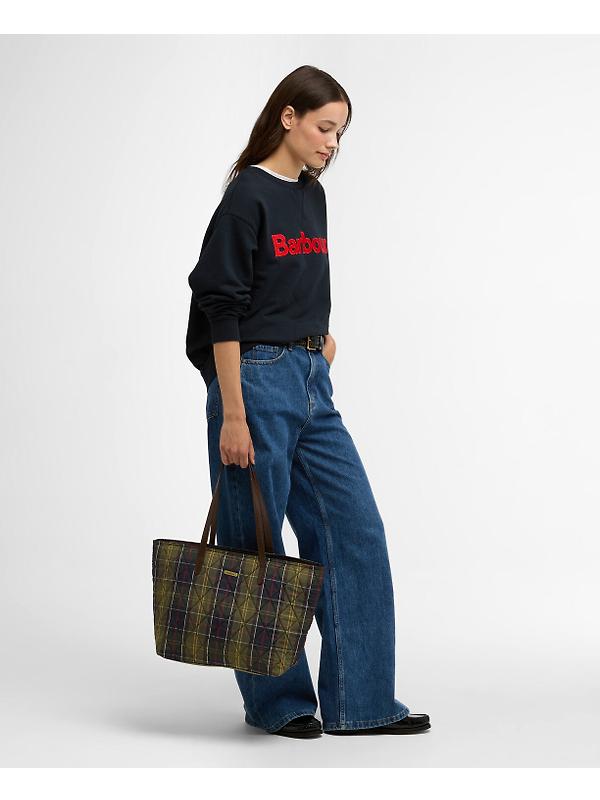 Barbour Women's Wetherham Quilted Tartan Bag - Classic Tartan Image 2